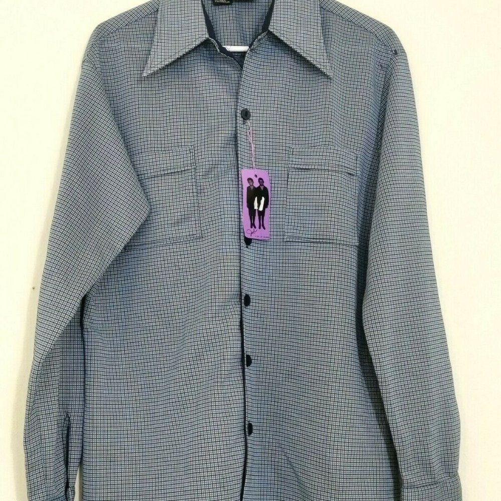 70's Style New Joel Large Polyester Long Sleeved